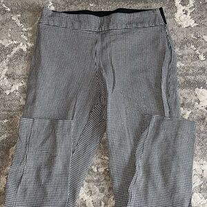 Women’s black and white dress pants